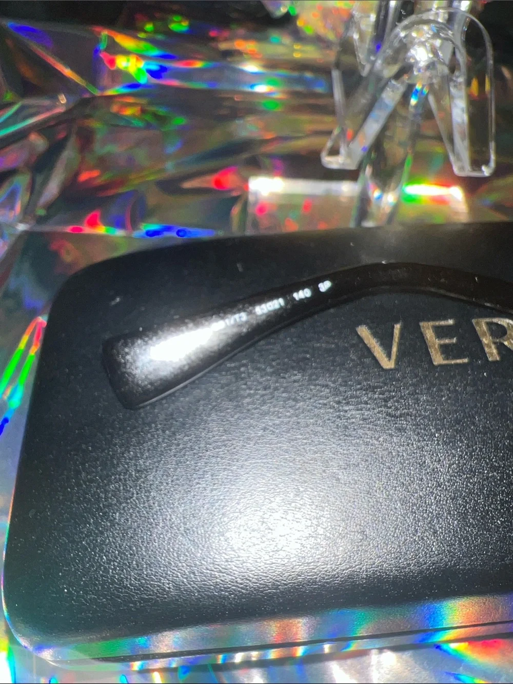 Versace Womens Black Round Gradient Sunglasses VE4342